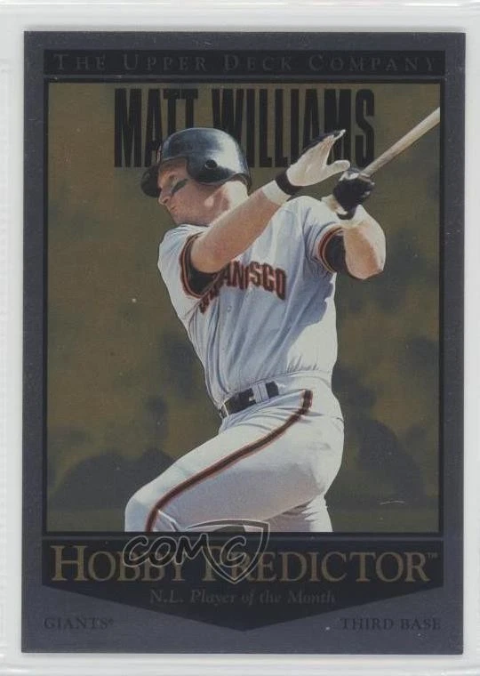 1996 Upper Deck Hobby Predictor Redemption Matt Williams #H39 - Image 1 of 2