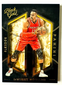 2015-16 Panini Black Gold Dwight Howard Shadow Box Card #69 Rockets Legend! - Picture 1 of 3
