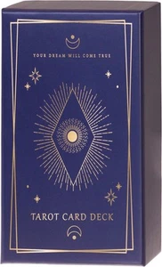 Eccolo Large Tarot Deck, 78 Cards in Carrying Box - Large Size Cards 6.3-x-3.... - Picture 1 of 9