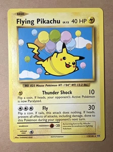 NM - Flying Pikachu 110/108 - Secret Rare - XY Evolutions Pokemon TCG Card - Picture 1 of 6