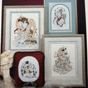 Vintage Stoney Creek Angels Of Light Cross Stitch Pattern Booklet 127 6 Designs - Picture 1 of 9