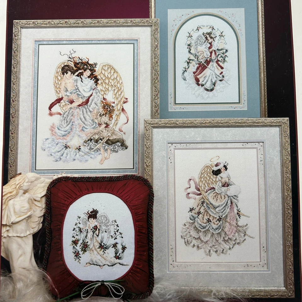 Vintage Stoney Creek Angels Of Light Cross Stitch Pattern Booklet 127 6 Designs - Image 1 of 4