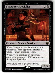Slaughter Specialist Innistrad: Midnight Hunt Regular MTG - Picture 1 of 2