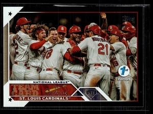 2023 TOPPS 1ST EDITION BLACK FOIL /25 ST LOUIS CARDINALS - Picture 1 of 1