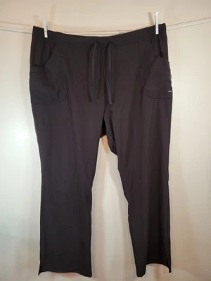 Pantalones Médicos Jockey Para Mujer Negros Tri-Mezcla con Bolsillos NUEVO Talla 3XL Foto 1 de 4