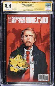 Shaun of the Dead #1 CGC 9.4 SS signiert von Simon Pegg fast neuwertig IDW Verfilmung - Bild 1 von 2