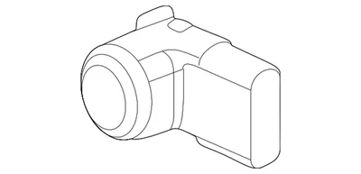 Sensor Assembly Parking *NH696* (With Clip) (Black Gloss 5) (39680-TLA-Y11ZL) - Image 1 of 2