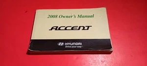 2008 Hyundai Accent Owners Manual VG Condition  - Bild 1 von 9