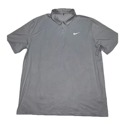 Camisa Polo Nike Tiger Woods Collection Para Hombre Talla XXL Gris Campo Dri-Fit Golf Foto 1 de 4