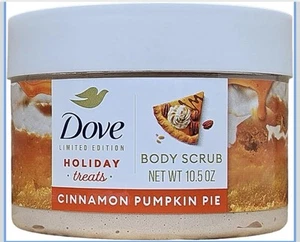 NEW Dove Holiday Treats CINNAMON PUMPKIN PIE Limited Edition Body Scrub 10.5oz - Picture 1 of 3