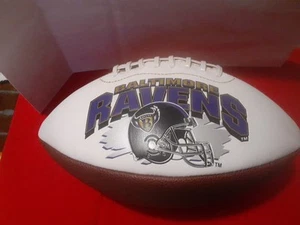 Vintage 1996 Baltimore Ravens NFL Collector Football Inaugural Logo Full Size - Bild 1 von 10