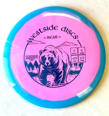 FLY GREEN DISC GOLF: USED RARE WESTSIDE TOURNAMENT ORBIT BEAR FAIRWAY DRIVER - Image 1 of 2