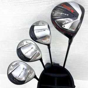 Yamaha Club Set 1W 3W 5W 7W 5-9i Pw 52 56 PT 13pc RH Graphite & Steel Stiff Men - Picture 1 of 8