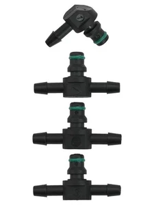 Diverse Applications with 4 Piece Diesel Injector Return Connector Set - Picture 1 of 12