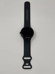 Google Pixel Watch 3 45mm LTE WiFi Matte Black Aluminum Obsidian Active Good - Picture 1 of 4