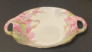 Vtg Royal Albert 6” Candy, Trinket Dish Blossom Time Gold Trim Bone China - Picture 1 of 6