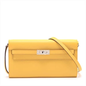 Hermès Kelly Wallet Togo Evercolor Sun Silver Metal Fittings B: 2023 - Picture 1 of 10