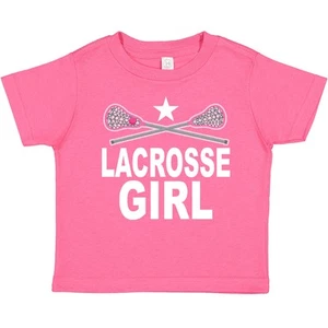 Inktastic Lacrosse Girl Toddler T-Shirt Sports Shower Child Preschooler Kid Hws - Picture 1 of 10