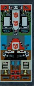TRANSFORMERS GENERATION 1, G1 AUTOBOT CROSSBLADES REPRO LABELS/ STICKERS - Picture 1 of 1
