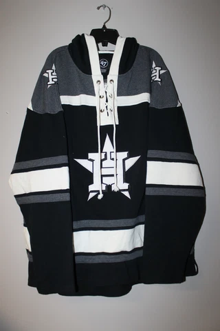 New MLB Houston Astros old time jersey style mid weight cotton hoodie men's XXL Cover