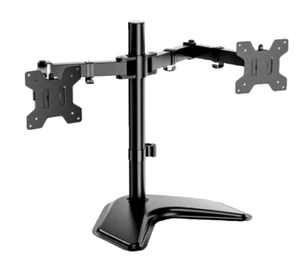 Wali Dual Monitor Desk Stand 2x Monitors Up to 27" Each Weight 22lbs Each MF002 - Picture 1 of 10