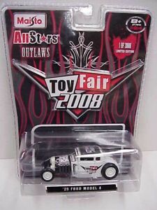 Maisto Outlaws Toy Fair 2008 a 1929 Ford Model A white color graphics Toy Fair