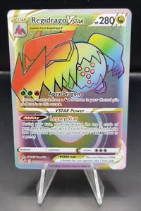 Pokemon TCG Regidrago VStar 201/195 Full Art Secret Rare NM - Silver Tempest - Picture 1 of 3