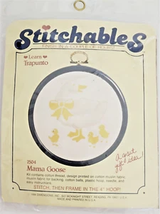 Dimensions Stitchables MAMA GOOSE 7504 Trapunto Stitchery Kit New - Picture 1 of 4