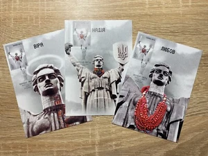 Ukraine 2023 Set of 3 Maximum Card "Ukraine-mother" (Cancelled in Lviv) - Picture 1 of 5