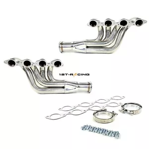 Exhaust Header For Big Block Chevy Chevelle Camaro Impala 396 427 454 507 572 V8 - Foto 1 di 5