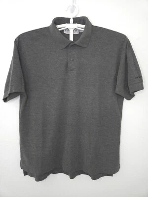 Vintage Levi Mens Medium Gray Short Sleeve Polo Shirt M219 - Image 1 of 4