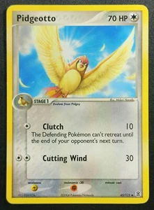 Pidgeotto 45/112 2004 EX-FireRed & LeafGreen UnCommon Pokemon Card - Picture 1 of 2