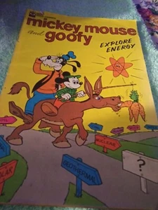 WALT DISNEY EDUCATIONAL COMIC MICKEY MOUSE AND GOOFY EXPLORE ENERGY/1976 - Picture 1 of 2