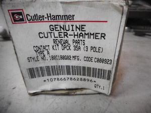 CUTLER HAMMER -- 180C180G02  Contact Kit DPCK 35A 3-Pole Type A -- GENUINE  - Picture 1 of 3