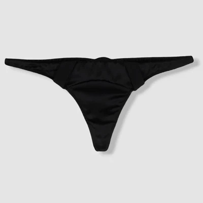 $138 Kiki De Montparnasse Mujer Negro Slik Tirantes Tanga Bragas Talla S Foto 1 de 3