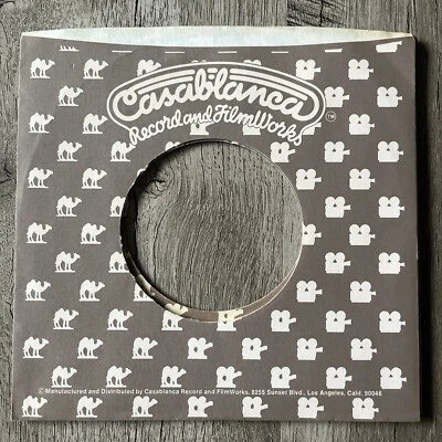 CASABLANCA Records - (5) 45 rpm 7" Original COMPANY SLEEVES  nice! Foto 1 de 4