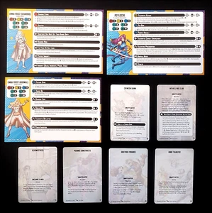 Marvel Crisis Protocol Emma Frost and Psylocke ONLY Rules, Cards NO MINIS - Picture 1 of 1