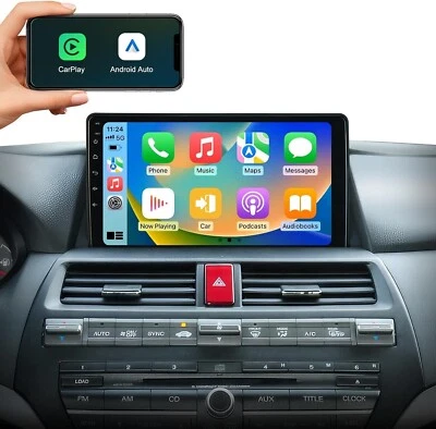 FIT HONDA ACCORD 8th 2008-2013 ANDROID 8-CORE 128GB CARPLAY STEREO DSP GPS RADIO - Image 1 of 4