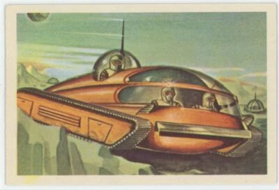 1958 Parkhurst Missiles & Satellites Tanket Laboratory on Moon #12 Foto 1 de 2