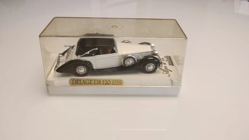 SOLIDO  1/43 SOLIDO Made in France  Age d'Or DELAGE D8 120 1939 - Immagine 1 di 1