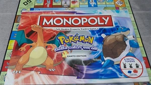 Juego de mesa Hasbro Pokémon Monopoly Kanto edición completo - Imagen 1 de 5