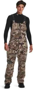 Under Armour UA 1378818-994 RUT Windproof XL Fleece Bib Pants Forest Camo NWT - Picture 1 of 7