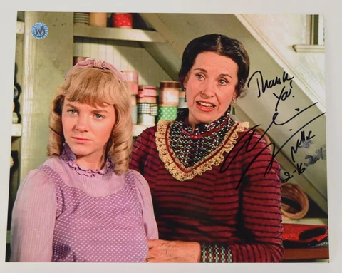 Alison Arngrim in Little House on the Prairie with another cast member Cover