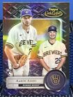 2022 Topps Gold Label AARON ASHBY Class 1 Brewers Black Parallel RC Rookie