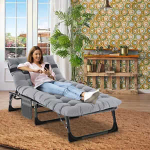 NAIZEA Adultos 4 cunas para dormir exterior cuna patio sillón con colchón alfombra - Imagen 1 de 17