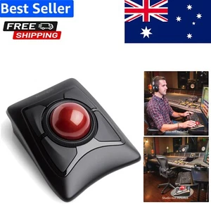 Advanced Wireless Trackball Mouse with Diamond Eye Tracking & Wrist Support - Picture 1 of 8