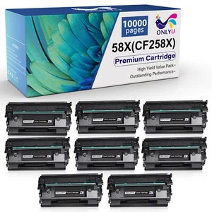 [Sin chip] PACK 8 CF258X impresora HY tóner para HP 58X LaserJet M304 M404n M428fdn - Imagen 1 de 6