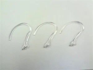 3 x CLEAR Ear-Hook for Plantronics M20 E220 E240 Bluetooth Headset Parts - Picture 1 of 2