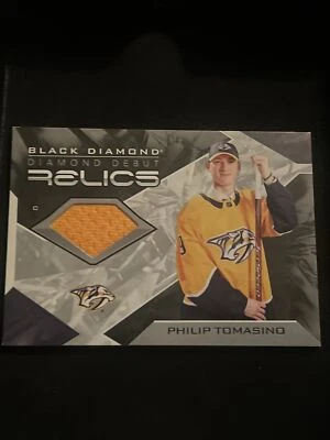 2021-22 Black Diamond Philip Tomasino Diamond Debut Jersey Relic - Image 1 of 2