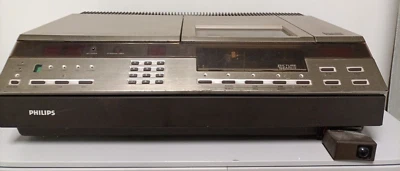 PHILIPS VR 2022 Vidoregistratore VCR VHS vintage LEGGERE DESCRIZIONE - Immagine 1 di 4